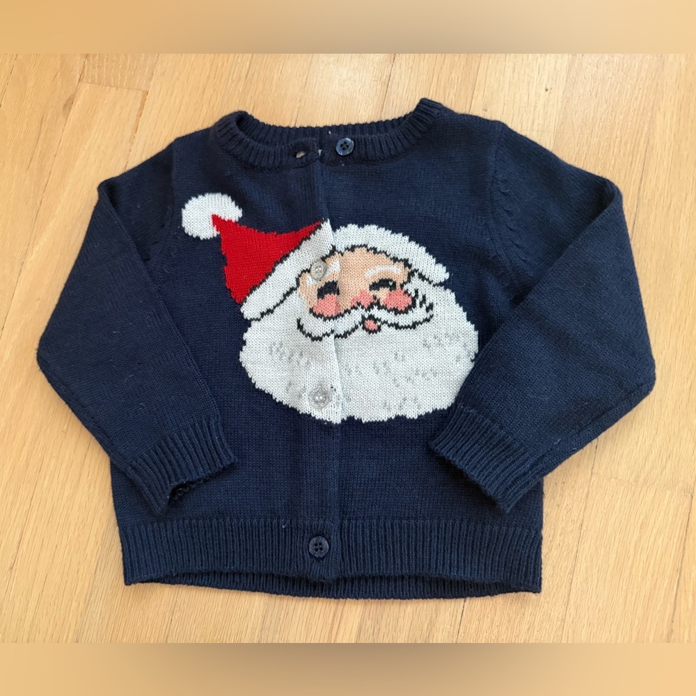 Pink Chicken Navy Knit Sweater